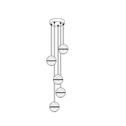 Technical drawing of a ceiling light fixture with dimensions and specifications.