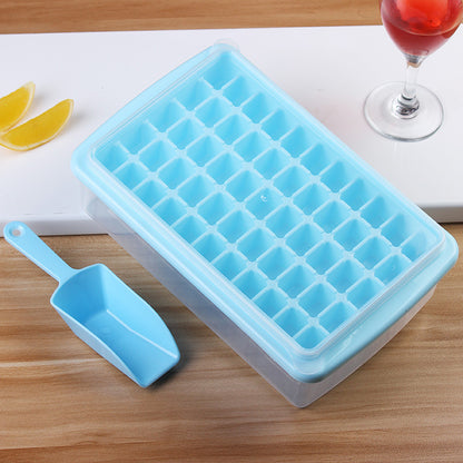 Fashionable Ice Tray with Fresh-Keeping Box and Ice Shovel – Multi-Cell Ice Maker