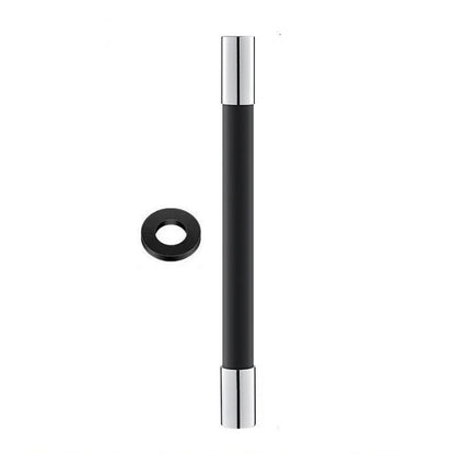 Black and silver cylindrical object with a washer on a white background, labeled '50cm'.