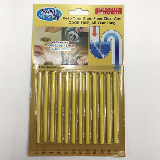 Pipeline Decontamination Sticks – Effective Drain Cleaner & Deodorizer