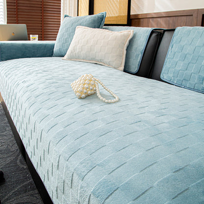 Sofa Cushion New Winter Plush Sofa Cover Cloth