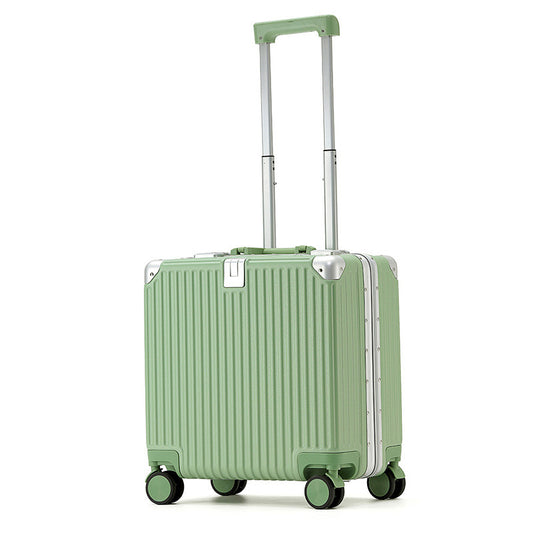Multi-Functional 18-Inch Aluminum Frame Trolley Case - Perfect for Leisure Travel