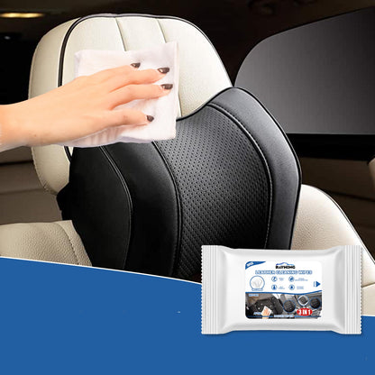Car Leather Cleaning Wipes – Wash-Free Decontamination for Leather Seats & Accessories