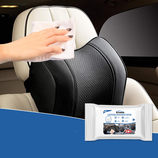 Car Leather Cleaning Wipes – Wash-Free Decontamination for Leather Seats & Accessories
