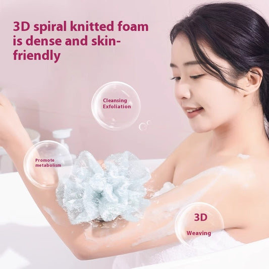 Stretchable Loofah Bath Towel – Soft and Durable Nylon Bath Ball