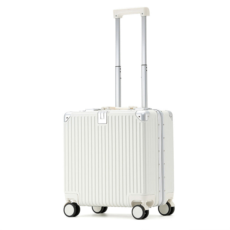 Multi-Functional 18-Inch Aluminum Frame Trolley Case - Perfect for Leisure Travel