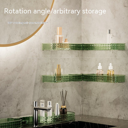 Bathroom Wall-mounted Multi-function Rotating Storage Rack