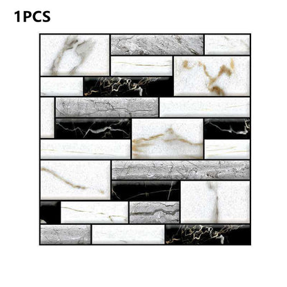 Marble Rock Crystal Tile Stickers Self-adhesive Wear-resistant Floor