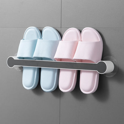 Bathroom Slippers Rack Free Perforated Drain Toilet