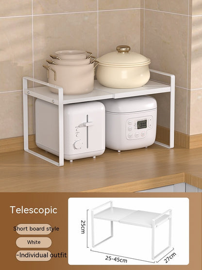 Kitchen Storage Retractable Cabinet Shelf – Multi-Purpose Detachable Organizer