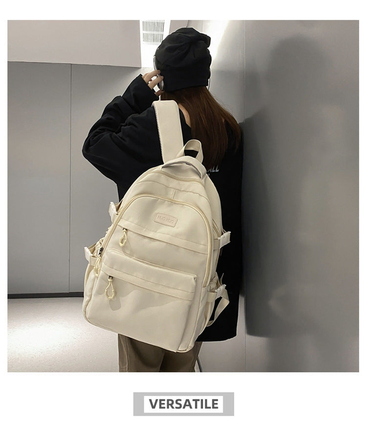 Simple Travel Large Capacity Backpack Japanese Style