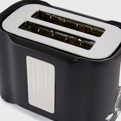2 Slice Toaster – Quick & Even Results, Wide Slots, Drop-Down Crumb Tray, Stainless Steel