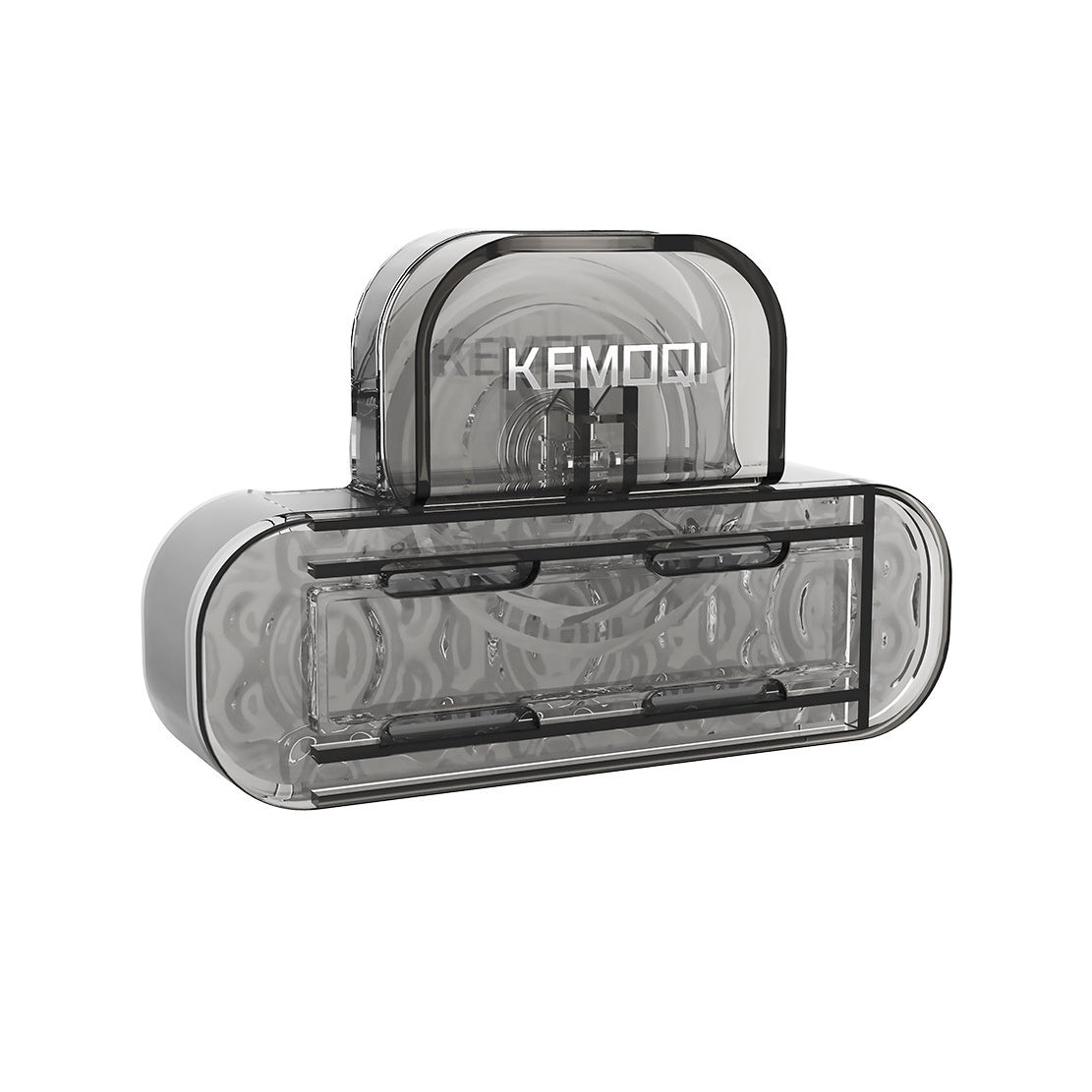 Suction Cup Power Strip Holder Water Ripple Power Strip Holder Punch-free Wall Hanging Multi-functional Socket Organizing Storage Rack