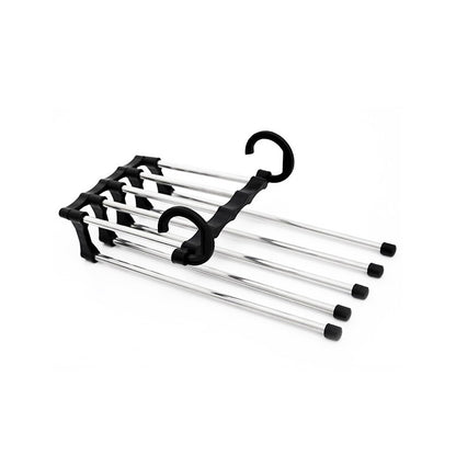 Telescopic Folding Pants Hanger Household Magic Pants Trousers Hanger Wardrobe Storage