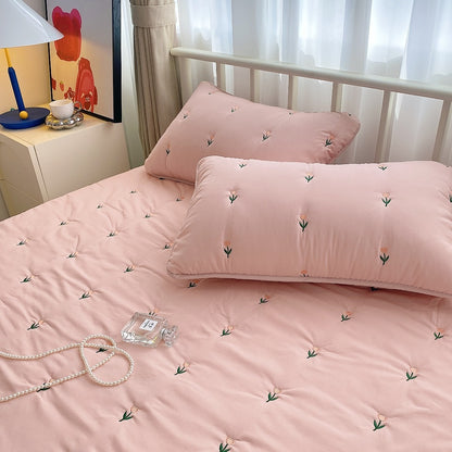 Maternal and Infant Grade Cotton Fitted Sheet – Single Piece for Simmons Mattress