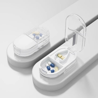 Home Portable Pill Cutter Dispenser Portable