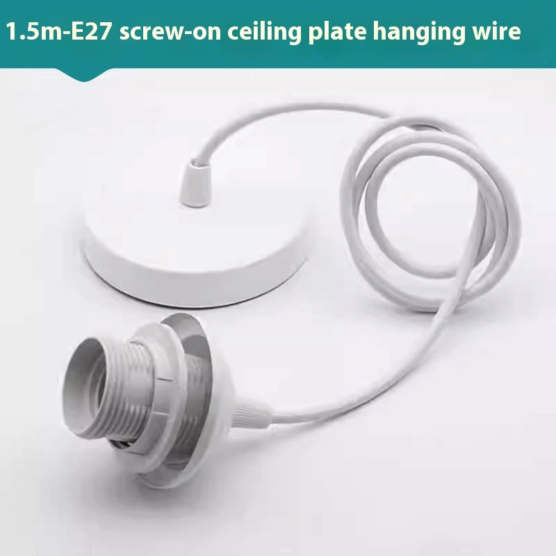 E Series Screw Fan Lamp – Smart Remote Control for Living Room and Bedroom