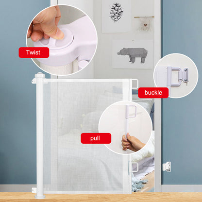Household Children's Folding Retractable Door Railing