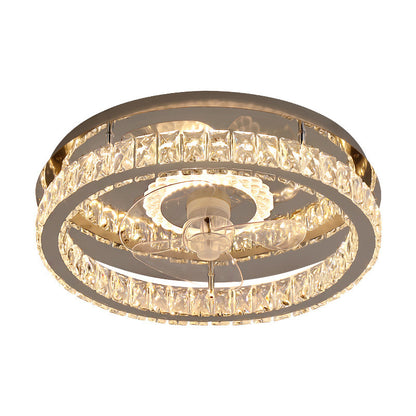 Chandelier with crystal accents on a white background