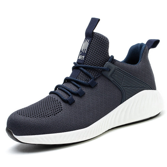 Flying Woven Safety Shoes Anti-smashing Anti-puncture