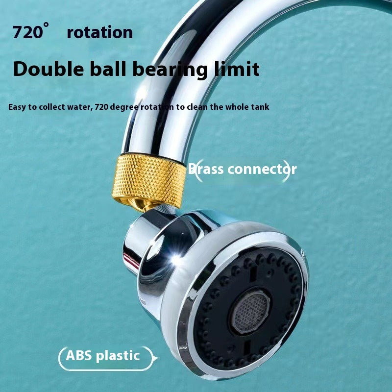 Extender Universal Rotation Supercharged Shower Water Faucet