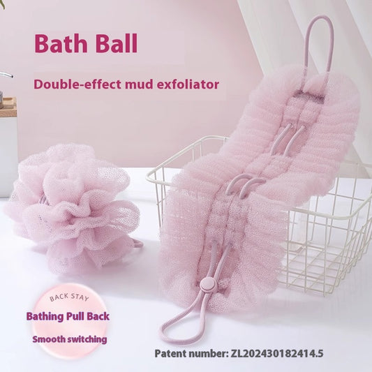 Stretchable Loofah Bath Towel – Soft and Durable Nylon Bath Ball