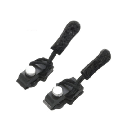 Two black straps with white buttons labeled 'L' and '100pcs' on a white background.