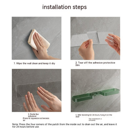 Bathroom Wall-mounted Multi-function Rotating Storage Rack