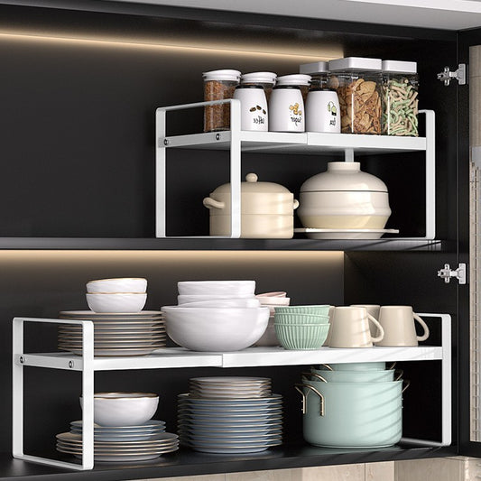 Kitchen Storage Retractable Cabinet Shelf – Multi-Purpose Detachable Organizer