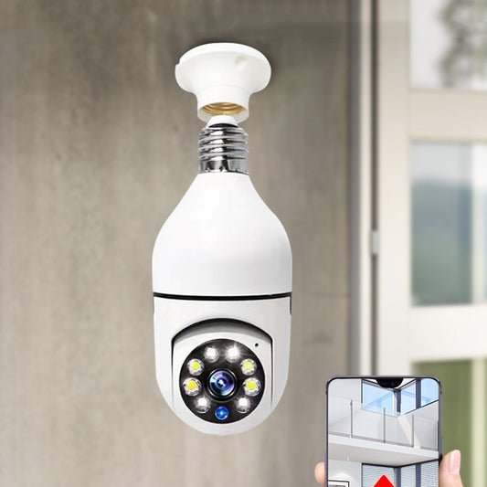 E27 Bulb Camera – 360° WiFi Remote Home Monitoring Full Color