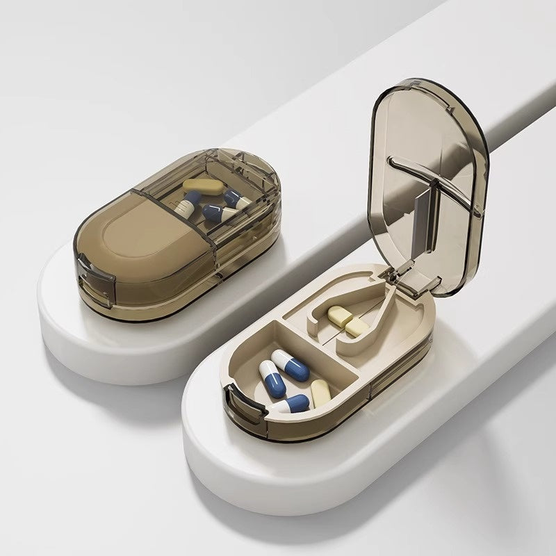 Home Portable Pill Cutter Dispenser Portable