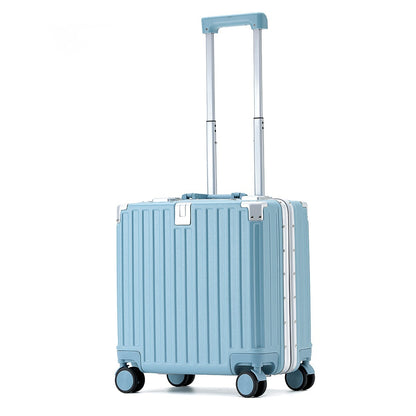 Multi-Functional 18-Inch Aluminum Frame Trolley Case - Perfect for Leisure Travel