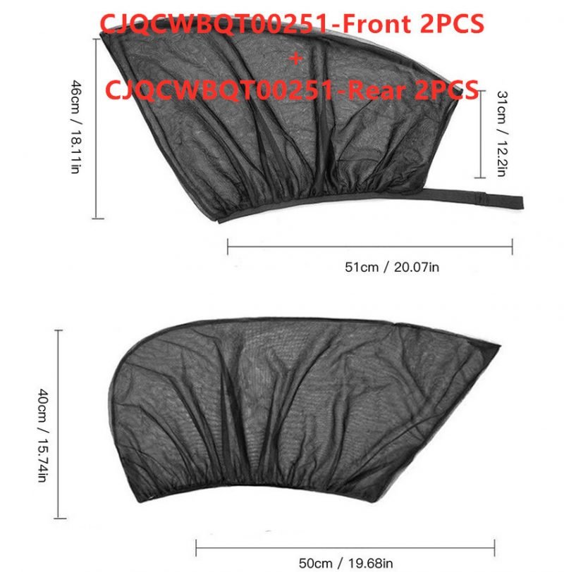 Sunshade And Mosquito Black Screen Car Window Protection Cover - Image 6