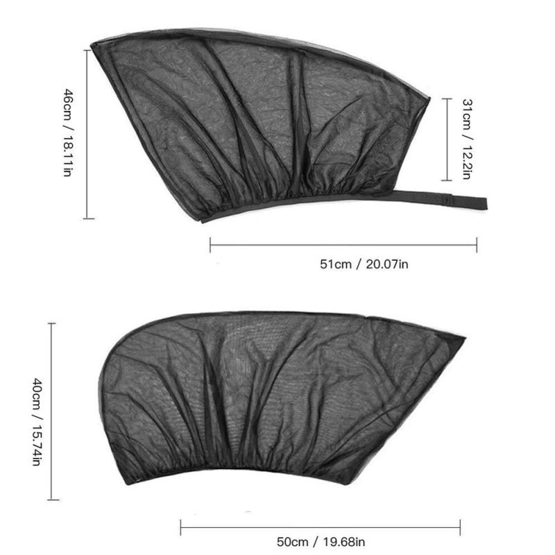 Sunshade And Mosquito Black Screen Car Window Protection Cover - Image 5