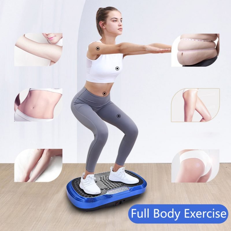 Whole Body Workout Vibration Plate Exercise Machine Fitness Platform Training - Image 3