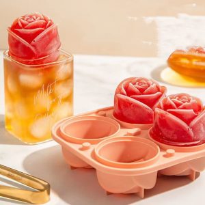 Mimosa Ice Molds Rose Flower Tray