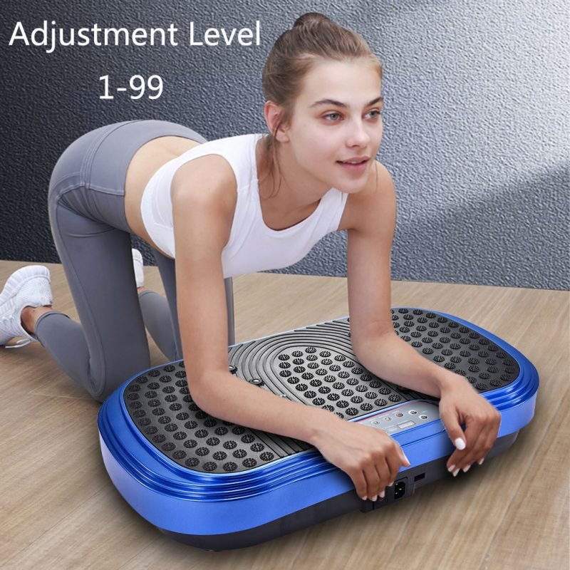 Whole Body Workout Vibration Plate Exercise Machine Fitness Platform Training - Image 2