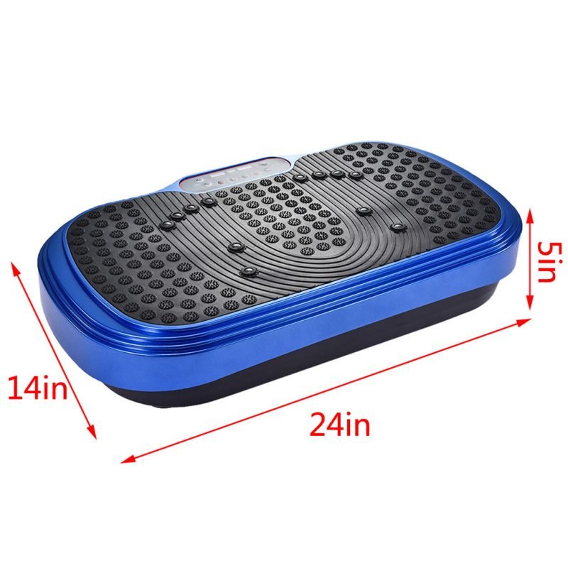 Whole Body Workout Vibration Plate Exercise Machine Fitness Platform Training - Image 6