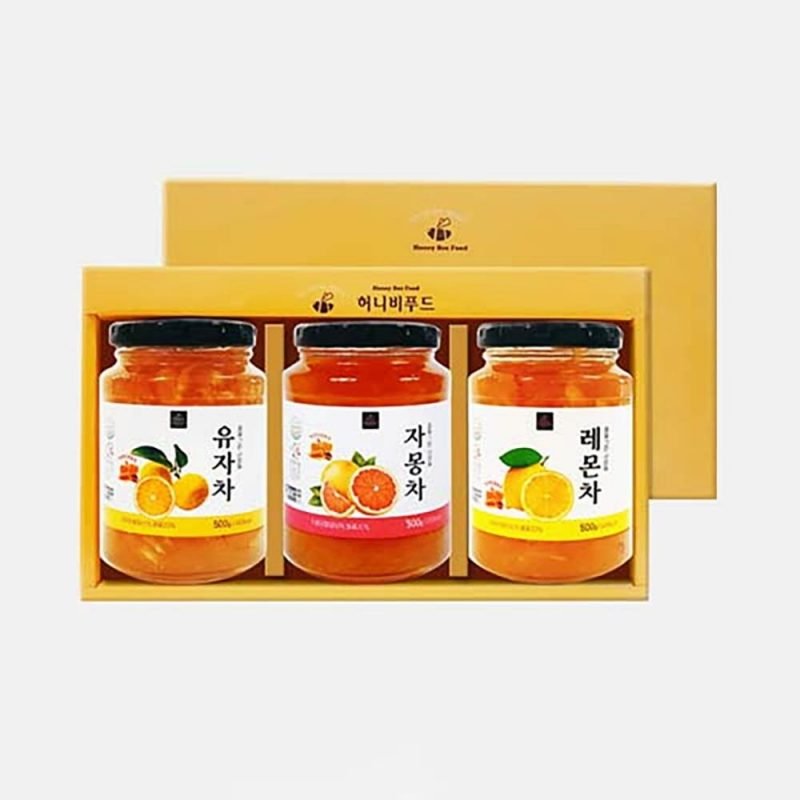 Honey Bee Food Honey Green People Fruit Tea Set - Ondaum world