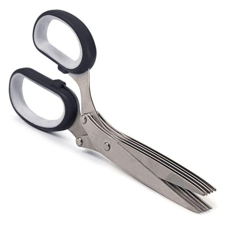 Herb Scissors Set With 5 Blades And Cover - Multipurpose Kitchen Chopping Shear - Image 10