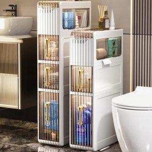 Light Luxury Bathroom Cabinet Storage Rack