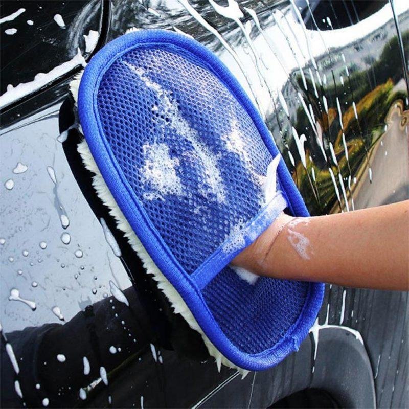 Car type soft hair car wash cleaning gloves car motorcycle car wash car care cleaning tools - Image 7