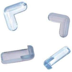 Premium L-Shaped PVC Corner Protectors for Baby Safety - Set of 10