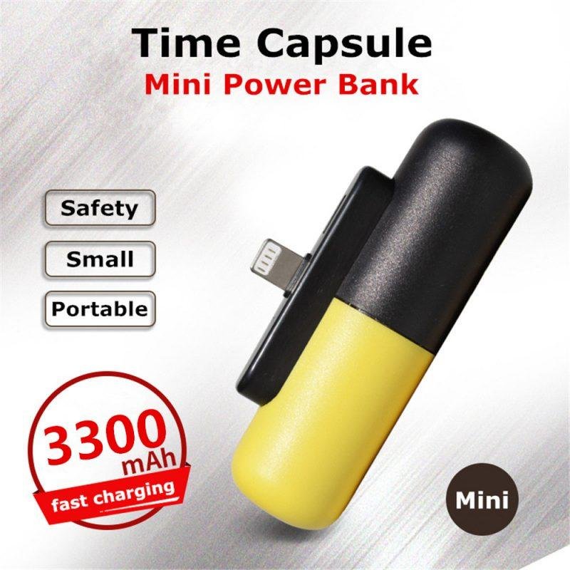 Capsule Power Bank Ultra-thin Mini Compact Wireless Portable