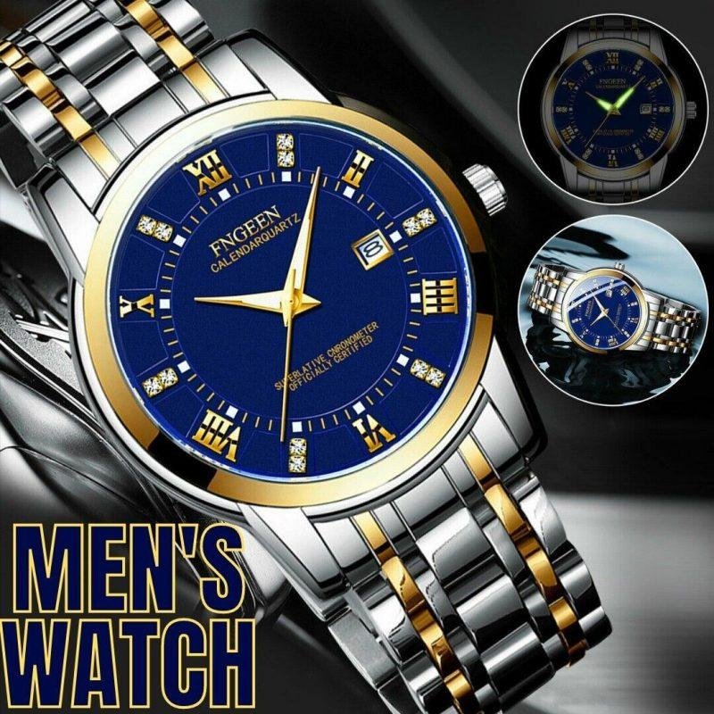 Stainless Steel Watch For MEN Quartz Luminous Classic Watches For Father Elderly - Image 10