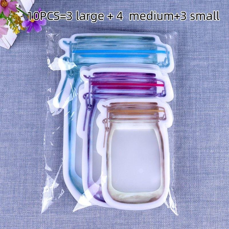 Mason Bottle Ziplock Bag Snacks - Image 10