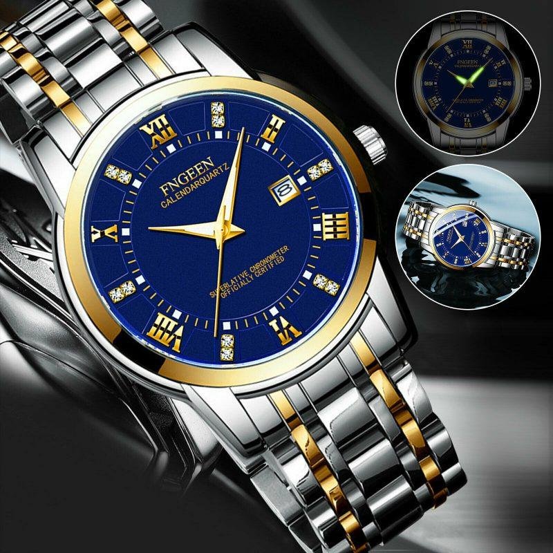 Stainless Steel Watch For MEN Quartz Luminous Classic Watches For Father Elderly - Image 8