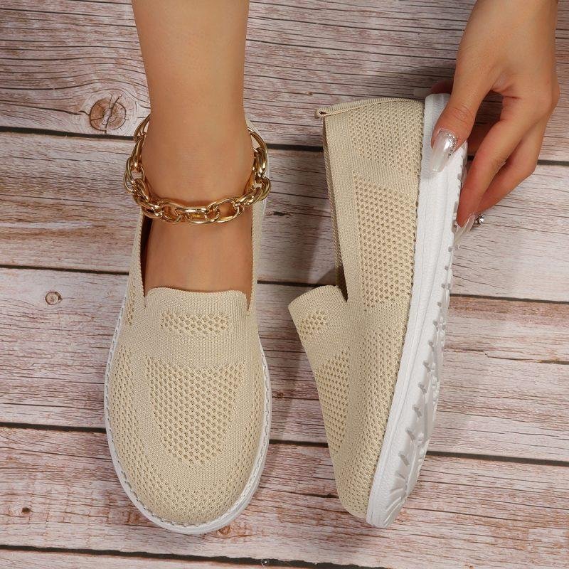 Women's Mesh Shoes Breathable Slip On Lazy Shoes Loafers - Image 7