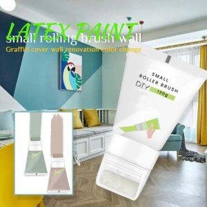 Quick-Drying Latex Wall Paint Repair Kit - Easy Graffiti Cover & Wall Renovation