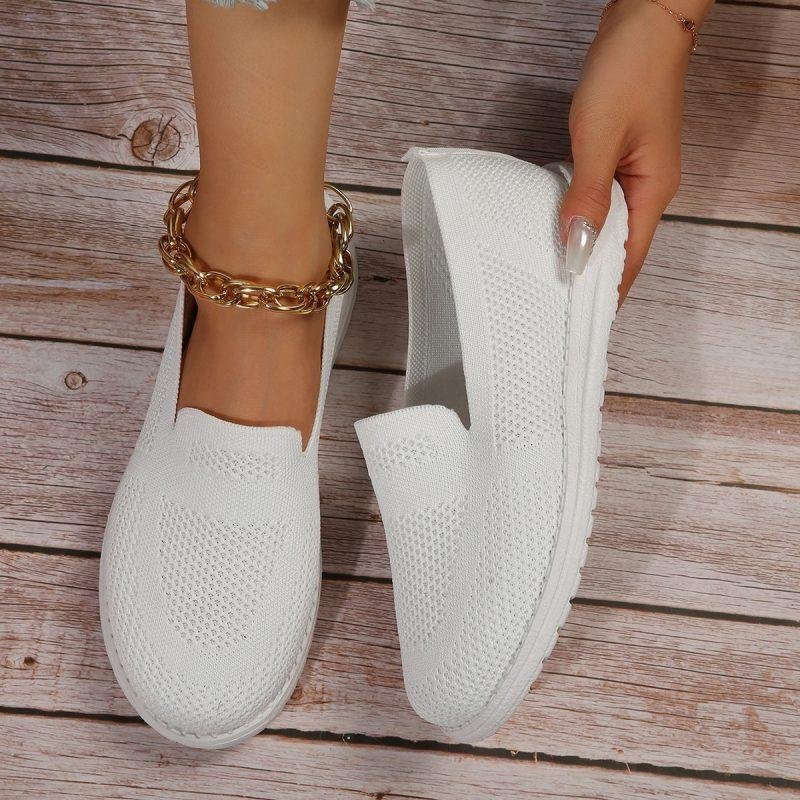 Women's Mesh Shoes Breathable Slip On Lazy Shoes Loafers - Image 5